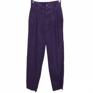 J Brand Purple Twilight Mavis Paper Bag Corduroy Trouser Pants SIZE 26 NEW